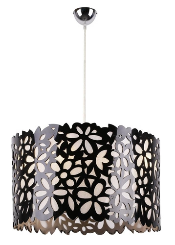 Lampa wisząca Simona 2 40x120 3x40W E14  czarny