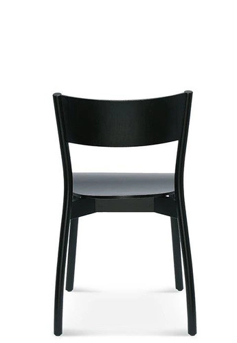 Krzesło drewniane do jadalni Fala Fameg nowoczesne bukowe personalizowane z profilowanym oparciem