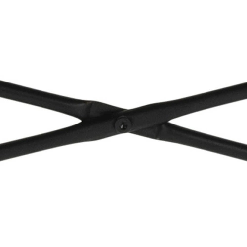 Biurko Angus czarne industrialne do pracy z ukrytą półką 110 cm Actona – nowoczesne biurko loft