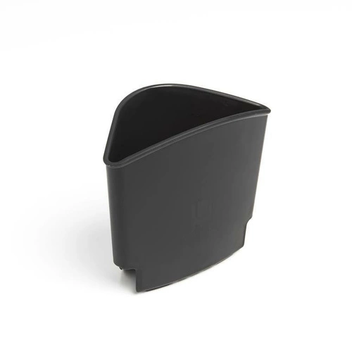 Ociekacz do naczyń na zlew Sinkin Umbra czarny nowoczesny metalowy z pojemnikiem na sztućce