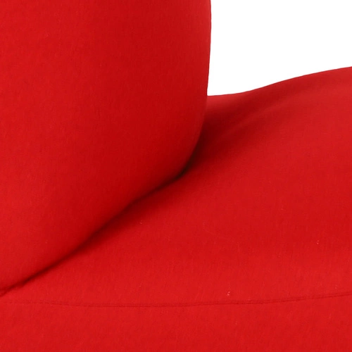 Fotel wypoczynkowy Usta 1 czerwony wełniany do salonu nowoczesny inspirowany Kiss Bocca
