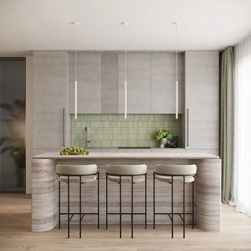 Nowoczesna biała lampa wisząca ARCHE 3P regulowana do salonu i nad stół 3-punktowa