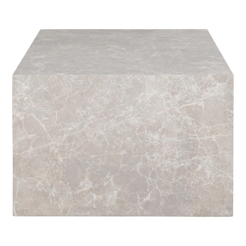 Stolik kawowy Prague szary marmur 60x80 cm nowoczesny prostokątny do salonu Intesi