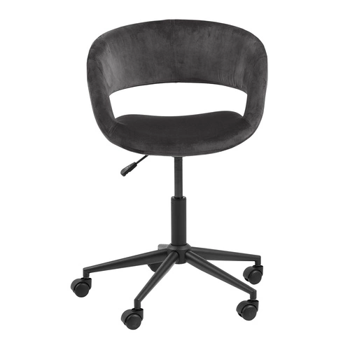 Fotel biurowy na kółkach Grace VIC dark grey