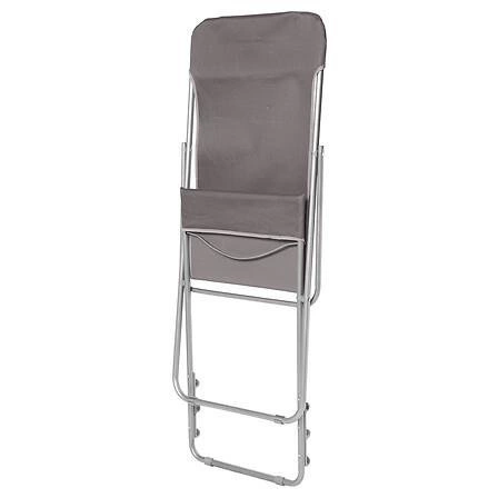 Leżak ogrodowy Setuba beżowy składany regulowany nowoczesny na taras i balkon 5five