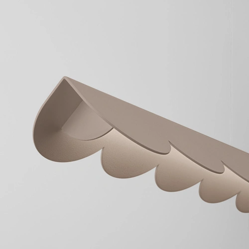 Lampa wisząca LED BISCUIT taupe nad stół nowoczesna do salonu