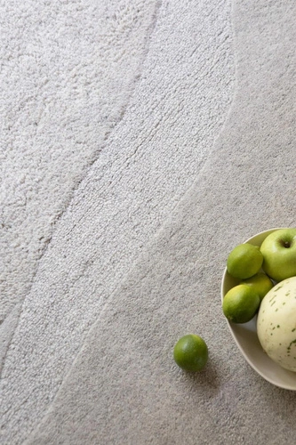 Dywan wełniany do salonu Decor Scape szary nowoczesny ręcznie tkany 200x280cm łatwy w czyszczeniu