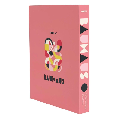 Intesi Bauhaus różowe pudełko ozdobne książka dekoracyjna tekturowa do sypialni i salonu