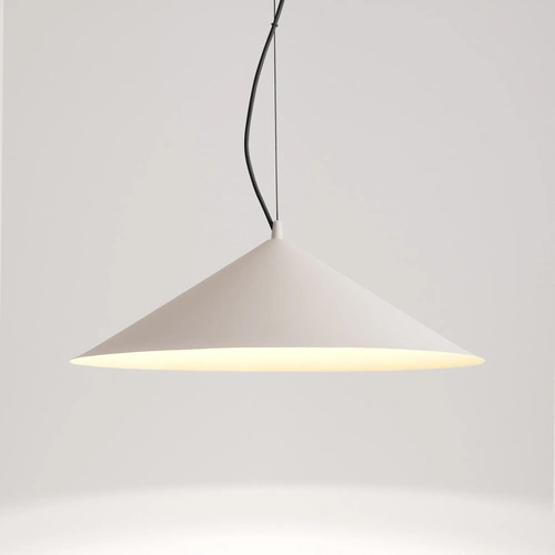 Lampa wisząca FINT LED beżowa nowoczesna do salonu regulowana