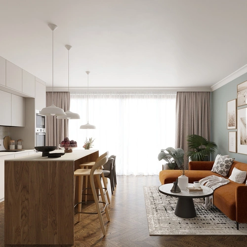 Lampa wisząca FRIKA biała nowoczesna metalowa do salonu, jadalni lub nad stół 34 cm