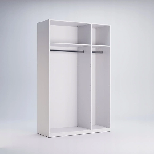 Szafa 3-drzwiowa z lustrem Anciano brązowa nowoczesna do sypialni lub garderoby