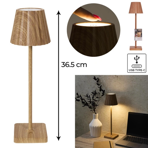 Lampka biurkowa LED Blanca Fala dotykowa naturalna do sypialni