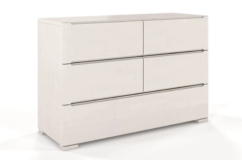 Komoda z szufladami drewniana bukowa Sparta 120 cm skandynawska do salonu SKANDICA