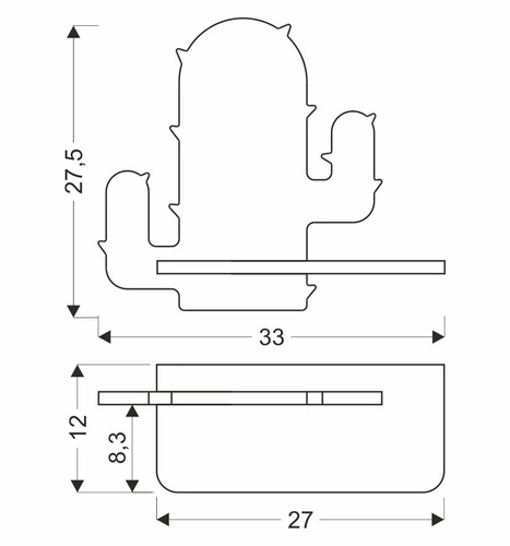 Kinkiet ścienny LED do pokoju dziecięcego Cactus zielony drewniany dekoracyjny CANDELLUX