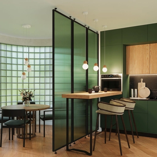 Lampa wisząca kula PEKKA 3P biała drewniana 3-punktowa do salonu i jadalni regulowana