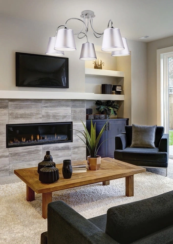 Lampa wisząca Luk 5-punktowa chrom glamour do salonu i jadalni CANDELLUX LIGHTING