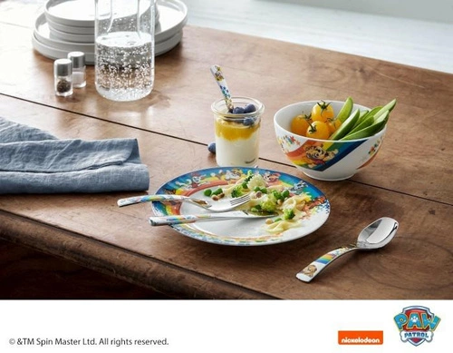 WMF Psi Patrol zestaw śniadaniowy dla dzieci talerz i miska porcelanowa na prezent