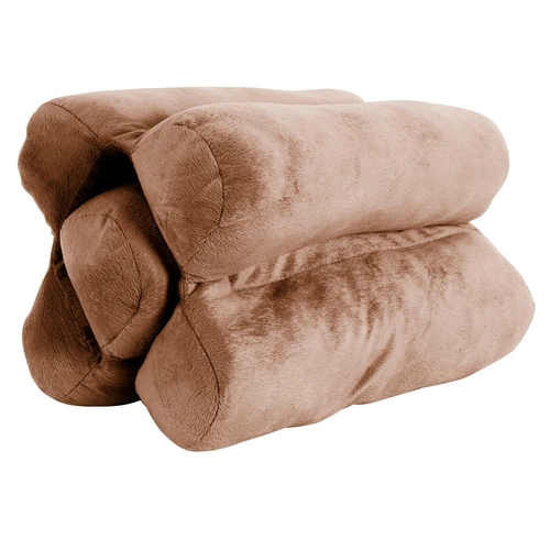 Poduszka na krzesło wielopozycyjna Sensly brązowa do salonu nowoczesna Intesi