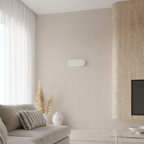 Kinkiet ścienny SACCON biały nowoczesny metalowy do salonu i sypialni Sollux Lighting