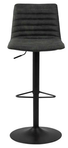 Hoker Kimmy antracytowy obrotowy z oparciem regulowany do kuchni