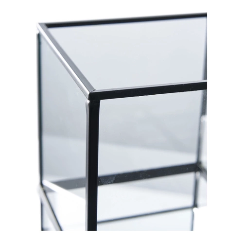 Świecznik Hurricane mały czarny