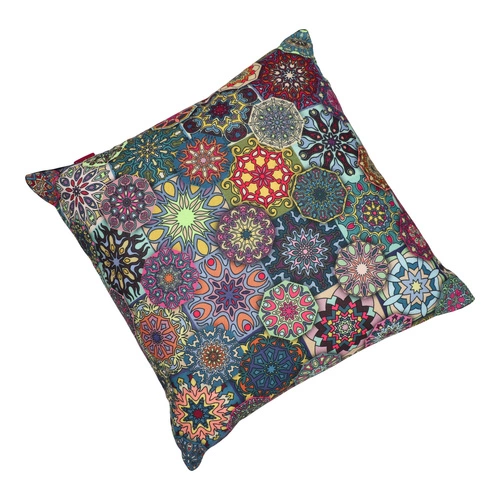 Poduszka dekoracyjna welurowa Valencia 40x40 z nadrukiem antyalergiczna do salonu