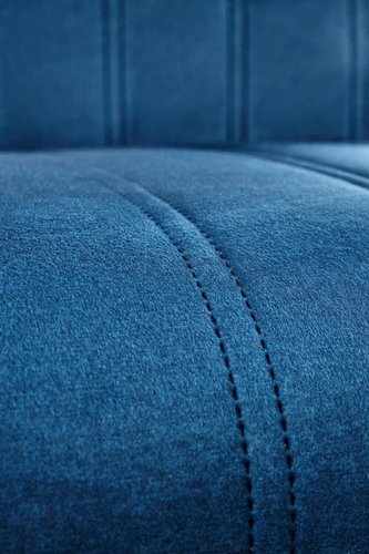 Krzesło tapicerowane Arizona granatowe do jadalni i salonu nowoczesne drewniane Intesi