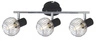 Lampa sufitowa Oslo listwa 3x40W E14  czarny/chrom