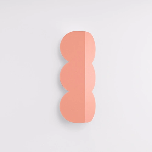 Kinkiet ścienny BISCUIT nowoczesny brzoskwiniowy do salonu i sypialni