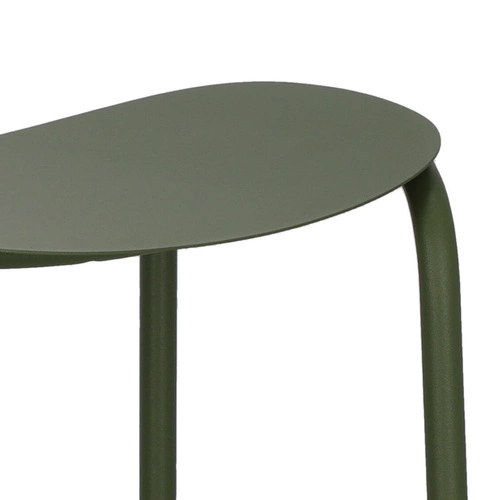 Hoker metalowy Trick 65 cm zielony nowoczesny do kuchni i wyspy bez oparcia SCAB Design