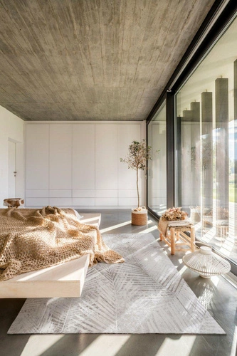 Dywan do salonu Java Ivory 200x300 szary nowoczesny łatwoczyszczący boho Carpet Decor