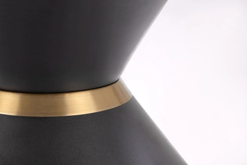 Stolik kawowy Javin M okrągły biały marmur 80 cm nowoczesny glamour do salonu Intesi