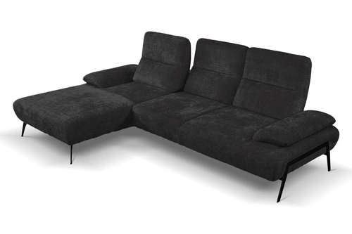 Narożnik Rasmus antracytowy lewy Perfect Harmony 90 GR3