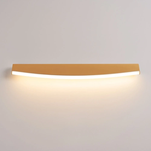 Kinkiet ścienny JORUN złoty LED 3000K nowoczesny do salonu i sypialni Thoro