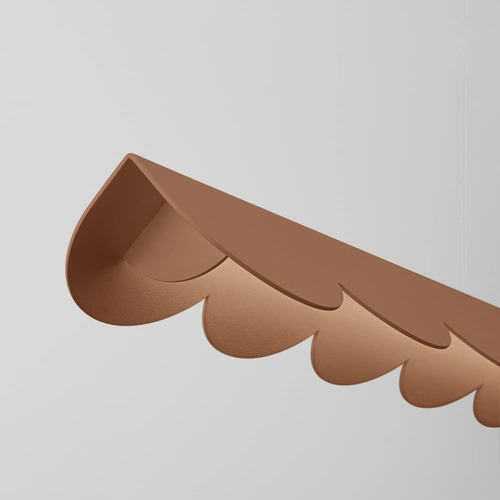 Lampa wisząca LED BISCUIT mocca nowoczesna nad stół do salonu
