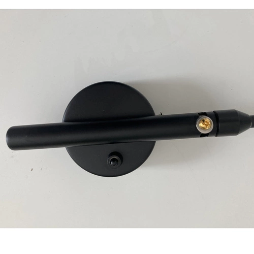 Kinkiet ścienny CRANE-1W czarny 99 cm nowoczesny metalowy regulowany do salonu