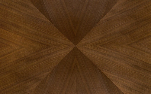 Stół owalny Maryse 220 cm nowoczesny do jadalni orzechowy na jednej nodze Intesi