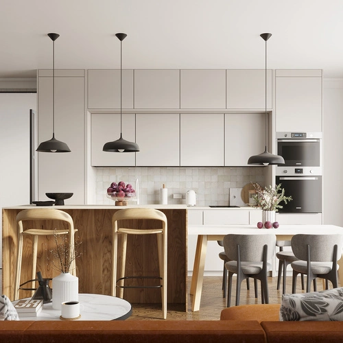 Lampa wisząca GINA czarna nowoczesna do salonu kuchni lub jadalni metalowa 38 cm