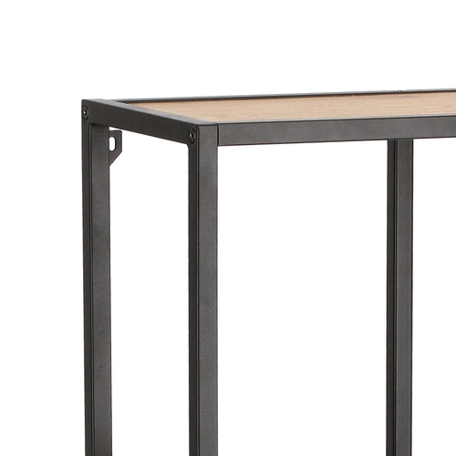 Regał wiszący Seaford VIII metalowy na książki i dekoracje do salonu w stylu industrialnym 75 cm