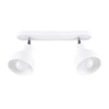 Plafon sufitowy ELBA 2 biały metalowy loftowy do salonu i sypialni SOLLUX LIGHTING