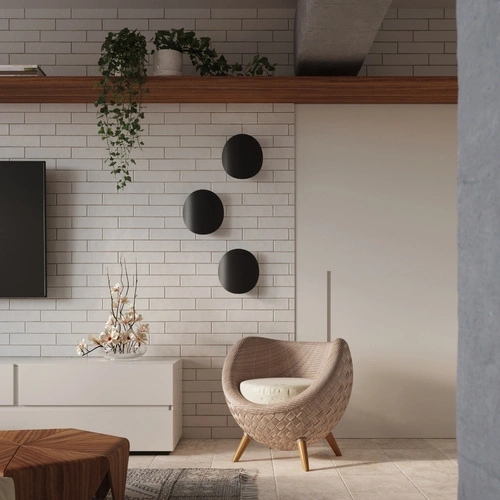 Kinkiet ścienny SENSES czarny nowoczesny metalowy do salonu sypialni lub przedpokoju Sollux