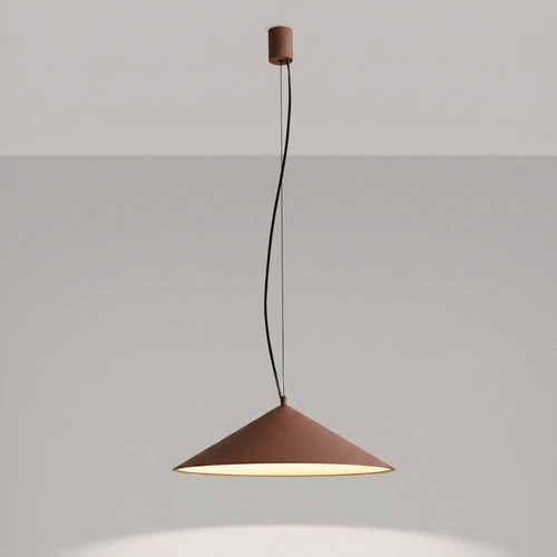 Lampa wisząca FINT mocca LED do salonu regulowana nowoczesna