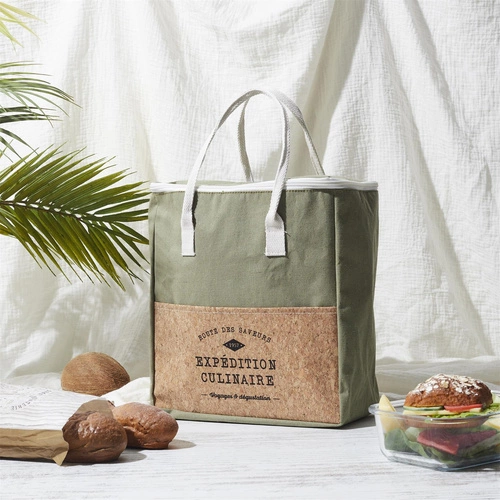 Torba na lunch Refreshing Cork 8l         zielona