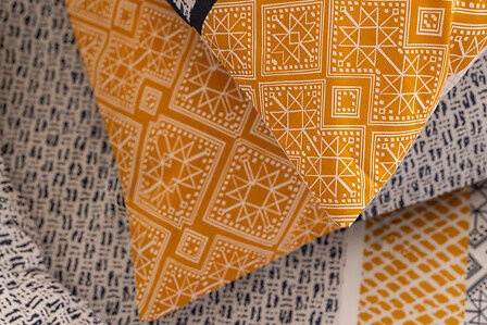 Komplet pościeli bawełnianej Etnik 240x220 Atmosphera geometryczny multikolor do sypialni Oeko-Tex