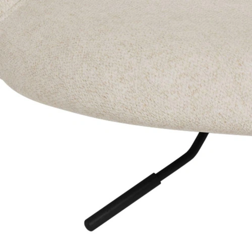 Fotel biurowy Allan beżowy obrotowy na kółkach do biurka Actona