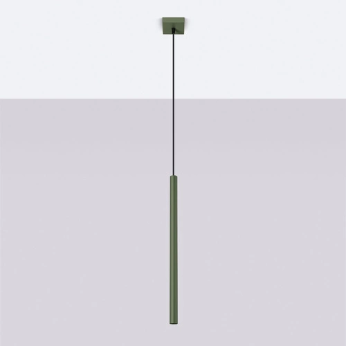 Lampa wisząca PASTELO 1 zielona oliwka
