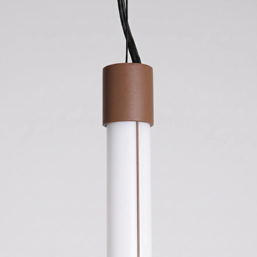 Lampa wisząca TRANG 50 mocca LED do salonu regulowana nowoczesna