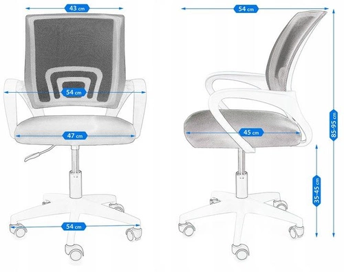 Fotel biurowy ergonomiczny Splash zielony siatkowy obrotowy z podłokietnikami do biurka