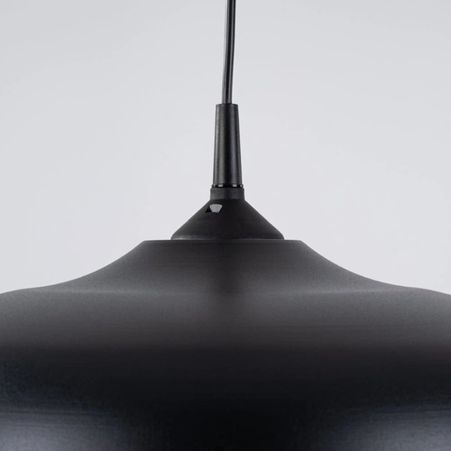 Lampa wisząca GINA czarna nowoczesna do salonu kuchni lub jadalni metalowa 38 cm