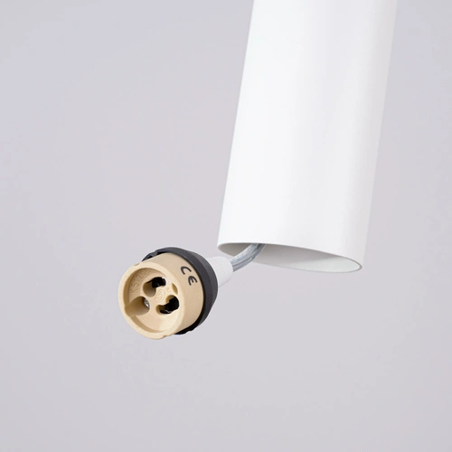 Lampa sufitowa LAGOS 2P biała nowoczesna do salonu i kuchni 2-punktowa